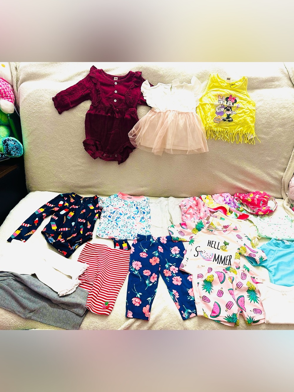Baby Girl Huge Lot Clothes size 12-18 Month Zara,Gap,Disney Excellent Condition